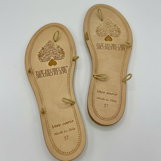 Suola in cuoio 5 ganci
