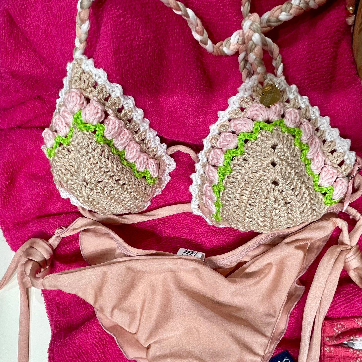 Bikini triangolo fiori 🌸