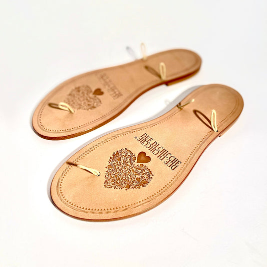 Suola in cuoio 3 ganci