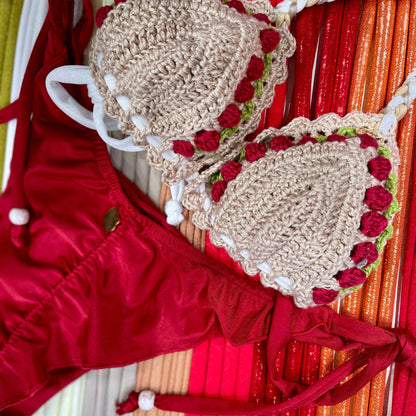 Bikini triangolo ciliegia 🍒