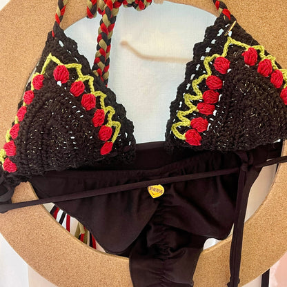 Bikini triangolo ciliegia 🍒