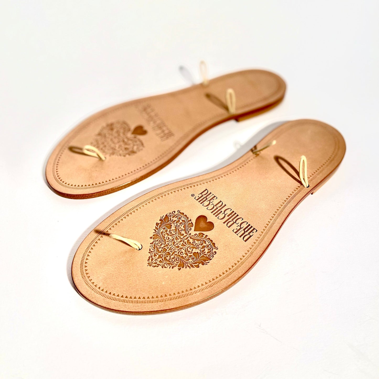 Suola in cuoio 3 ganci