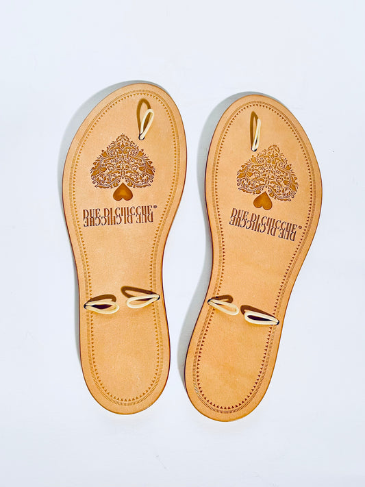 Suola in cuoio 3 ganci