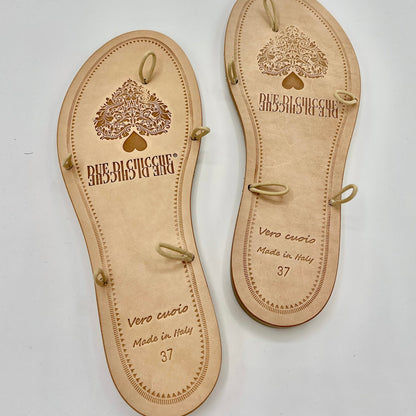 Suola in cuoio 5 ganci